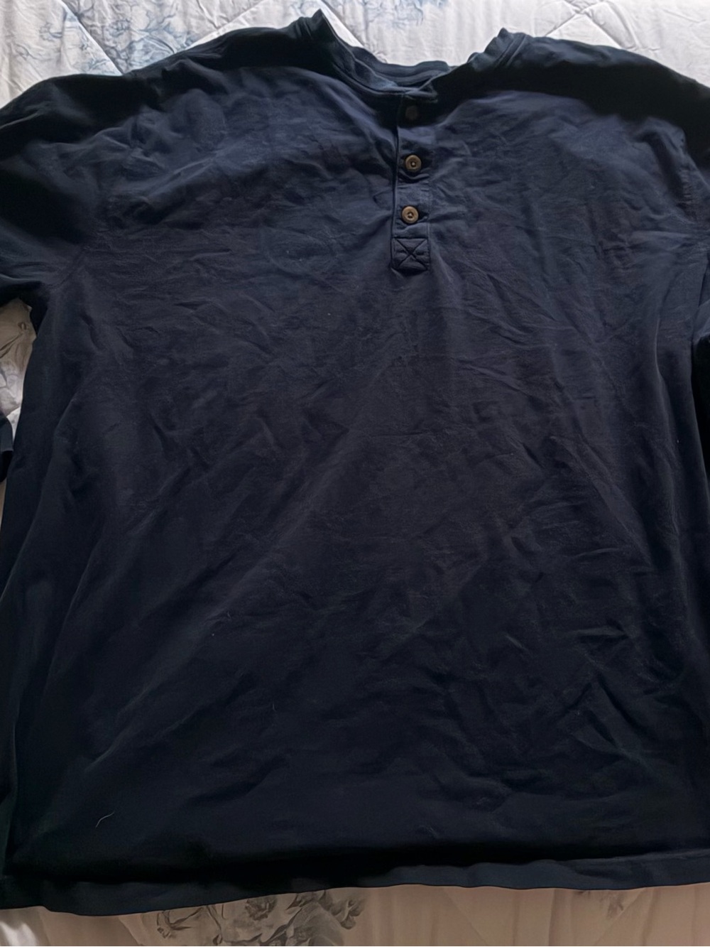 Men's Navy Long Sleeve Shirt